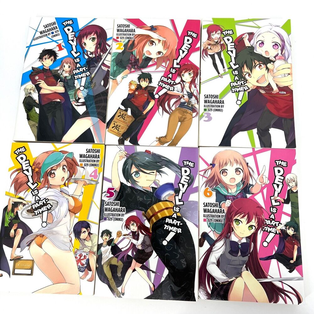 The Devil is a Part-Timer Novel Books Volumes 1-6 english by Satoshi Wagahara
